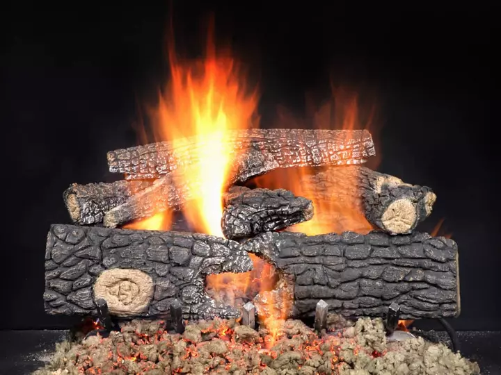 Fireside Real Wood refractory gas logs